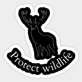 Protect wildlife Sticker